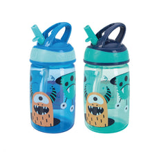 Load image into Gallery viewer, Nuby Mighty Swig Water Bottle Monsters, 360ml, 18+Months