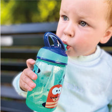 Load image into Gallery viewer, Nuby Mighty Swig Water Bottle Monsters, 360ml, 18+Months