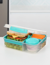 Load image into Gallery viewer, Sistema Bento Lunch To Go With Yogurt Pot, 1.65l -Teal