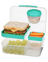 Load image into Gallery viewer, Sistema Bento Lunch To Go With Yogurt Pot, 1.65l -Teal