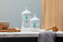 Load image into Gallery viewer, Philips Avent Natural Response 3.0 AirFree Vent Bottle, Stars, 260ml, 3-6Months