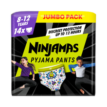 Load image into Gallery viewer, Pampers Ninjamas Pyjama Pants Boys, 8-12 Years, 27-43kg, 14pack