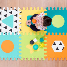 Load image into Gallery viewer, Infantino Soft Foam Puzzle Mat, 0+Months