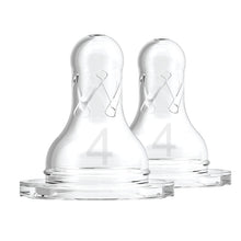 Load image into Gallery viewer, Dr Brown's Natural Flow Options+ Narrow Level 4 Flow Teat, 2Pack, 9+Months