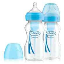 Load image into Gallery viewer, Dr Brown's Options+ Bottle Blue 270ml, 2Pack