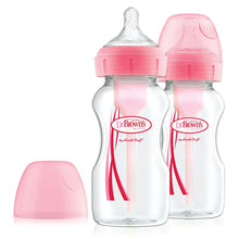 Load image into Gallery viewer, Dr Brown's Options+ Bottle Pink 270ml, 2Pack