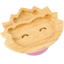 Load image into Gallery viewer, Bamboo Fox Plate Suction Plate -Hedgehog
