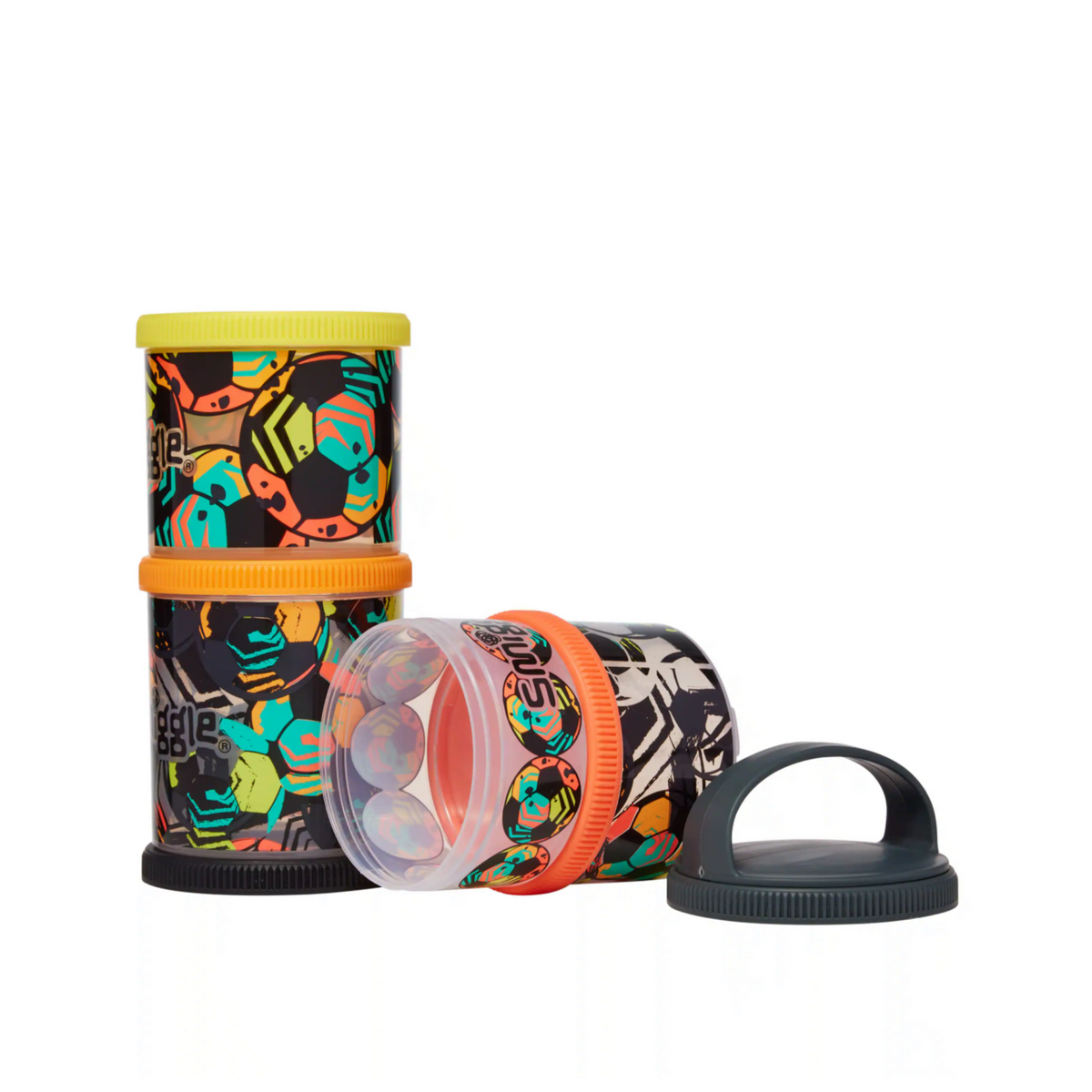 Smiggle Wild Side Large Snack & Stack Containers Tots Shoppe Kenya