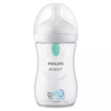Load image into Gallery viewer, Philips Avent Natural Response 3.0 AirFree Vent Bottle, Elephant, 260ml, 3-6Months