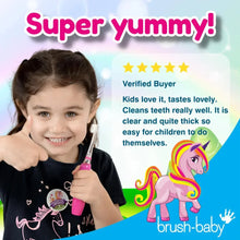 Load image into Gallery viewer, Brush-Baby Natural Strawberry Kids Toothpaste, 50ml 3+Years