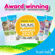 Load image into Gallery viewer, Brush-Baby Natural Strawberry Kids Toothpaste, 50ml 3+Years