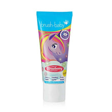 Load image into Gallery viewer, Brush-Baby Natural Strawberry Kids Toothpaste, 50ml 3+Years
