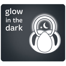 Load image into Gallery viewer, Tommee Tippee (orthodontic) Night Time Soother 6-18m, 2 Pack