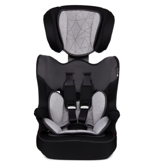 Mothercare Advance XP Highback Booster Car Seat Black Grey