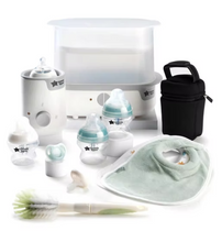 Load image into Gallery viewer, Tommee Tippee Closer to Nature Complete Feeding Set -12 Piece Set, White