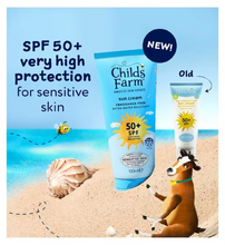 Load image into Gallery viewer, Childs Farm SPF 50+ Sun Cream 100ml Fragrance Free