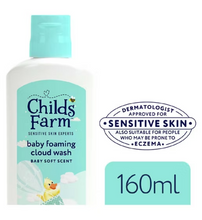Load image into Gallery viewer, Childs Farm Baby Foaming Cloud Wash Cleanser, 160ml