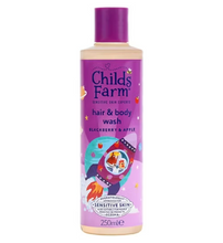 Load image into Gallery viewer, Childs Farm Hair & Body Wash, Blackberry & Apple -250ml