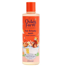 Load image into Gallery viewer, Childs Farm Hair & Body Wash, Sweet Orange -250ml