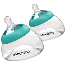Load image into Gallery viewer, Nanobébé Breastmilk Baby Bottle, 150ml, 2Pack - 0+Months