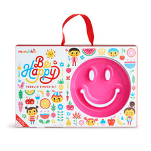 Load image into Gallery viewer, Munchkin Be Happy Toddler Dining Set (Pink), 18+months