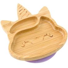 Load image into Gallery viewer, Bamboo Unicorn Suction Plate