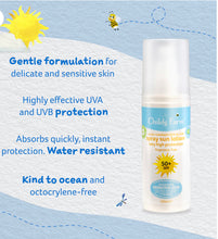 Load image into Gallery viewer, Childs Farm SPF50+ Baby Sun Lotion Spray Fragrance Free 100ml