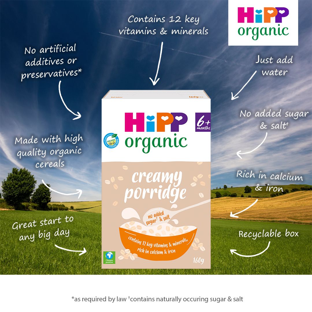 Hipp organic creamy oats outlet porridge