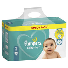 Load image into Gallery viewer, Pampers Baby-Dry Nappies, Size 3 (6-10kg) Jumbo -98 pack
