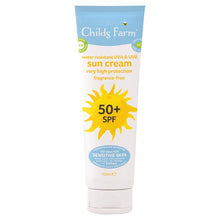 Load image into Gallery viewer, Childs Farm 50+Spf Sun Cream Fragrance Free, 100ml