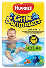 Load image into Gallery viewer, Huggies Little Swimmers Nappies Size 3-4, 12 pack, 7-15kg
