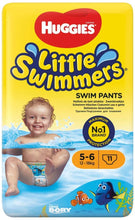 Load image into Gallery viewer, Huggies Little Swimmers Nappies Size 5-6, 11 pack, 12-18kg