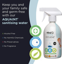 Load image into Gallery viewer, Vital Baby Aquaint Sanitising Water 500ml
