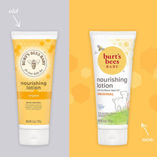 Load image into Gallery viewer, Burt's Bees Baby Nourishing Lotion with Sunflower Seed Oil,170g