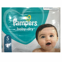 Load image into Gallery viewer, Pampers Baby-Dry Size 5, 36 Nappies, 11-16kg, Essential Pack