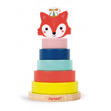Load image into Gallery viewer, Janod Baby Forest Fox Stacker