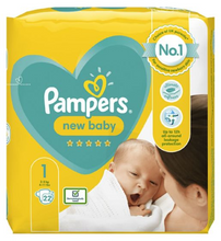 Load image into Gallery viewer, Pampers New Baby Size 1, 22 Nappies, 2-5kg