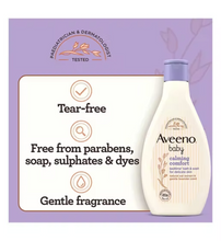 Load image into Gallery viewer, AVEENO Baby Calming Comfort Bedtime Bath & Wash, 250ml