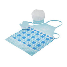 Load image into Gallery viewer, Kids Apron Set (Apron, oven glove & cooking cap)