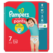 Load image into Gallery viewer, Pampers Baby Dry Pants Essential Pack Size 7, 25 Nappies, 17+kg (New)
