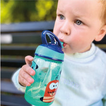 Load image into Gallery viewer, Nuby Mighty Swig Water Bottle Monsters, 360ml, 18+Months
