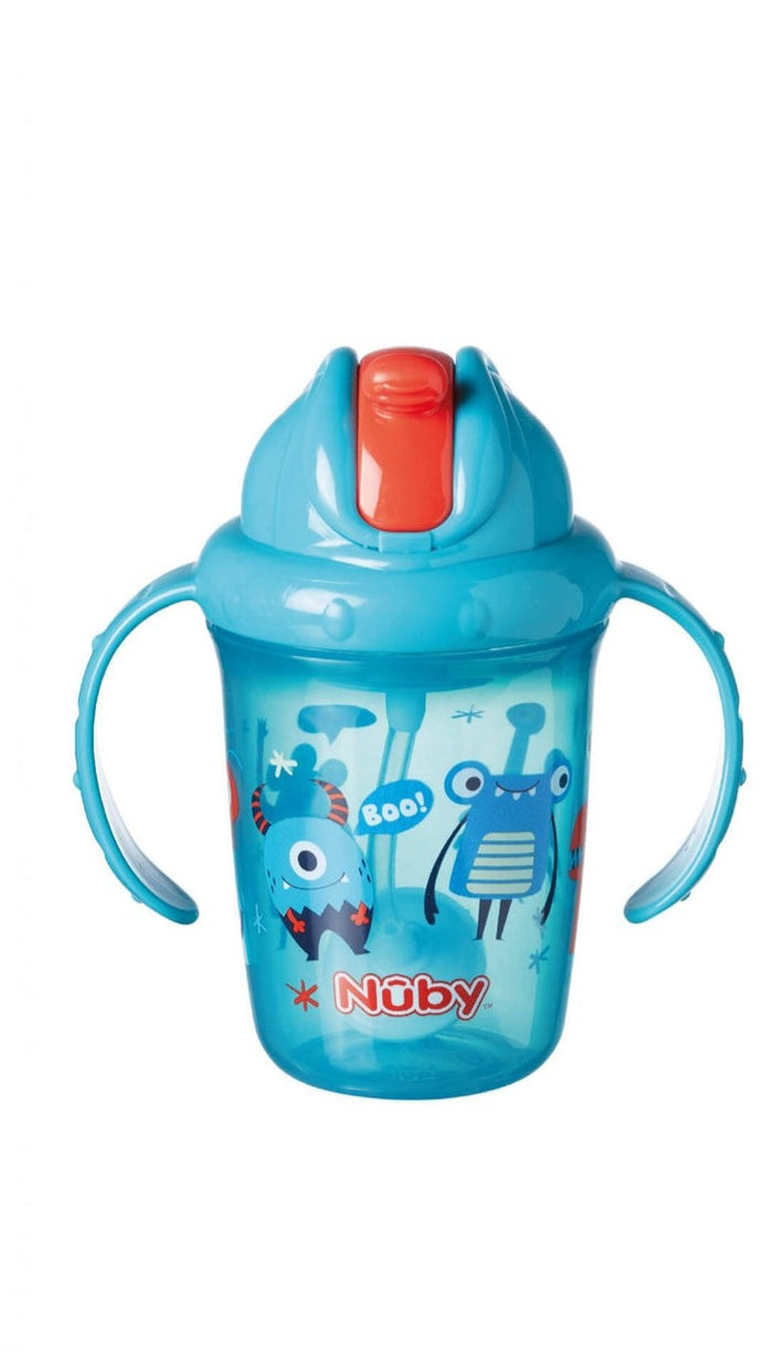 Nuby Flip N Sip Sippy Cup, Monsters -240ml