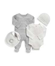 Load image into Gallery viewer, Mamas &amp;  Papas 4 Piece Set Monochrome, 0-3Months
