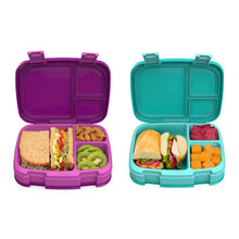 Load image into Gallery viewer, Bentgo Fresh Lunch Box 2pack -Purple/Aqua
