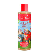 Load image into Gallery viewer, Childs Farm Hair &amp; Body Wash, Sweet Orange, 250ml
