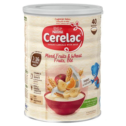 Nestle Cerelac Mixed Fruits & Wheat Fruits, Ble, 7-36Months -1kg