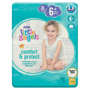 Little Angels Comfort & Protect Size 6+ Nappies - 26 pieces, (20+kg)