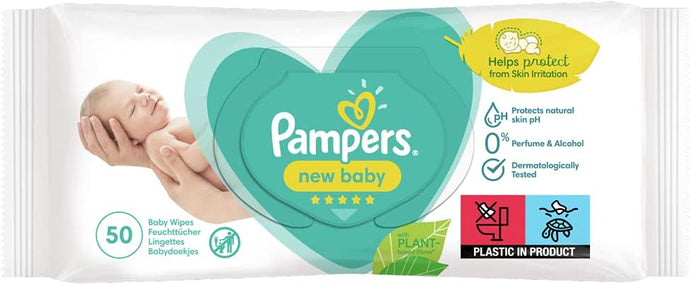 Pampers New Baby Sensitive Baby Wipes 50 Pack