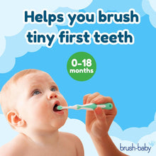 Load image into Gallery viewer, Brush-Baby First Brush, 0-18 Months 2 pack

