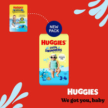 Load image into Gallery viewer, Huggies Little Swimmers Nappies Size 3-4, 12 pack, 7-15kg (New)
